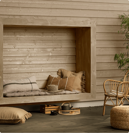 Dobbeltfalset kledning med skjult innfesting